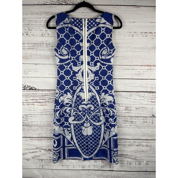 Isle By Melis Kozan Dress Women's Small Sleeveless Sheath Baroque Print - Picture 6 of 7